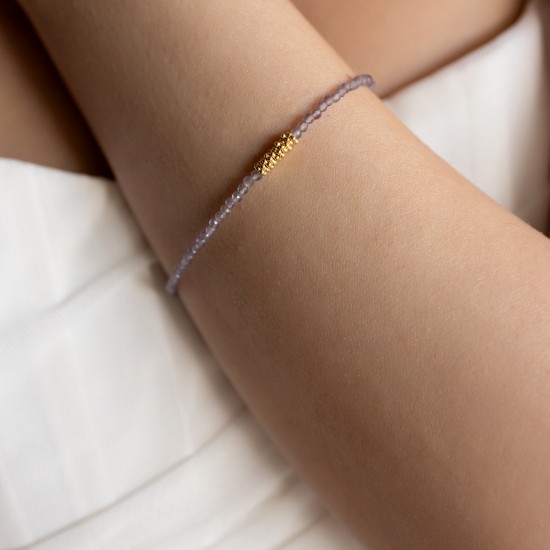 Amethyst gold bracelet 925° BRACELETS