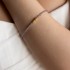Amethyst gold bracelet 925°