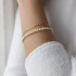 Double bracelet Pearls 925°