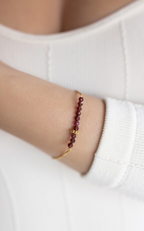 Garnet bracelet 925°