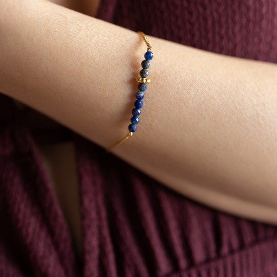 Lapis Lazulis bracelet 925°  gold Bracelets