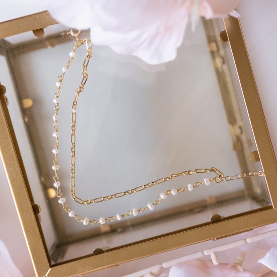 Double rozario pearl bracelet 925° Bracelets