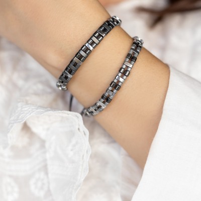 Shades of Grey bracelets