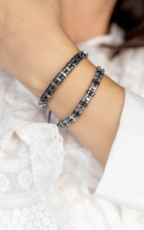 Shades of Grey bracelets