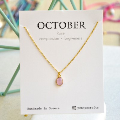 October necklace 